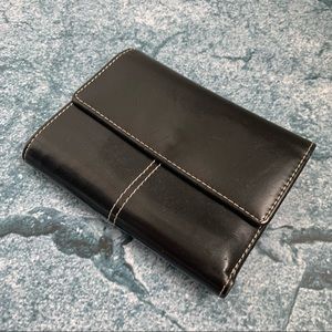 Y2K The Limited Vintage Black Faux Leather Wallet